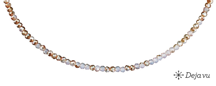 Deja vu Necklace, necklaces, brown-gold, N 44-1