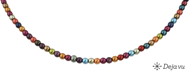 Deja vu Collier, Colliers, blau-t�rkis, N 450-4