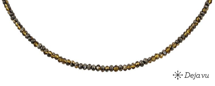 Deja vu Necklace, necklaces, green-yellow, N 454-3