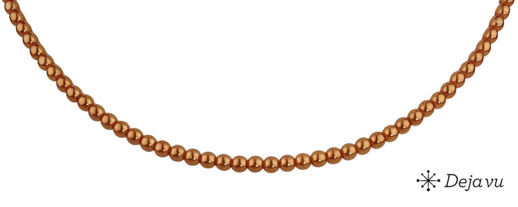 Deja vu Necklace, necklaces, red-orange, N 462-1
