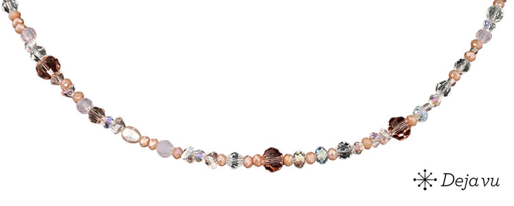 Deja vu Necklace, necklaces, black-grey-silver, N 464-2