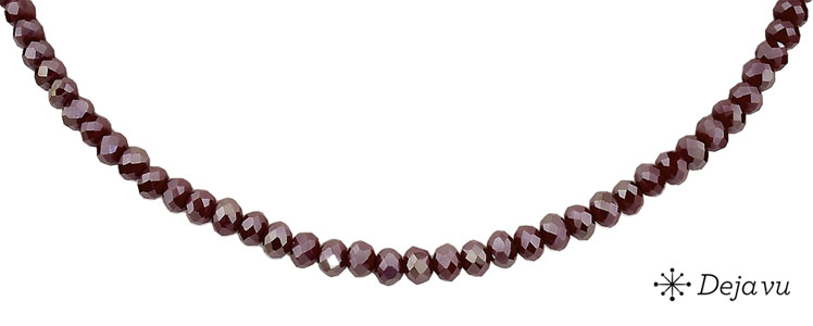 Deja vu Necklace, necklaces, purple-pink, N 472-1