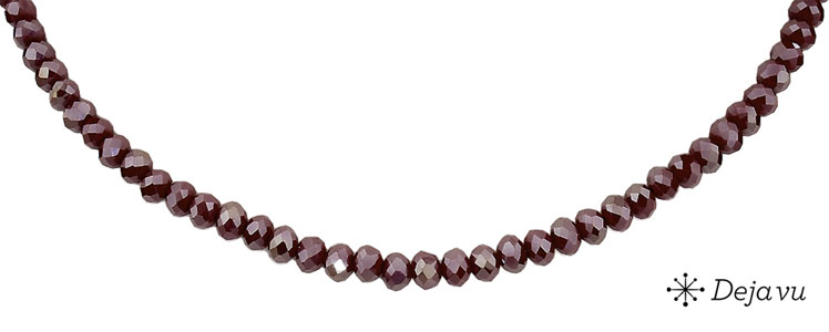 Deja vu Collier, Colliers, lila-rosa, N 472-1