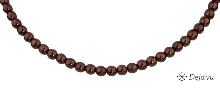 Deja vu Necklace, necklaces, brown-gold, N 486-1