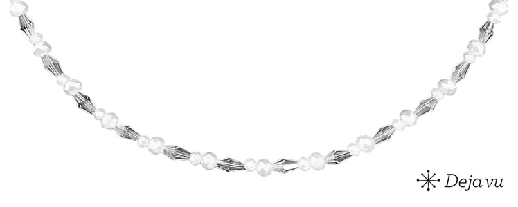 Deja vu Necklace, necklaces, black-grey-silver, N 48-1