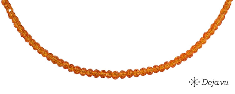 Deja vu Necklace, necklaces, red-orange, N 506-1