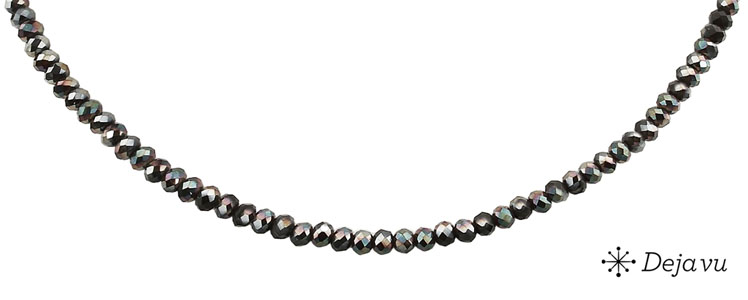 Deja vu Necklace, necklaces, black-grey-silver, N 50-1