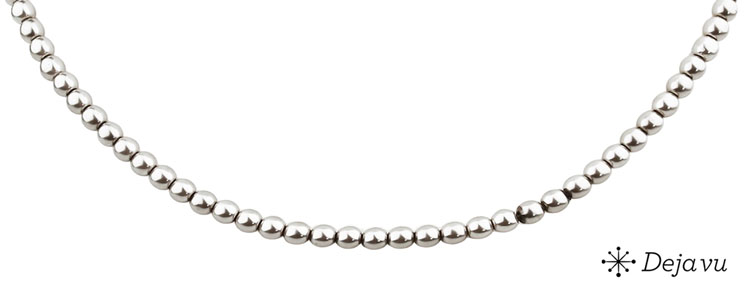 Deja vu Necklace, necklaces, black-grey-silver, N 52