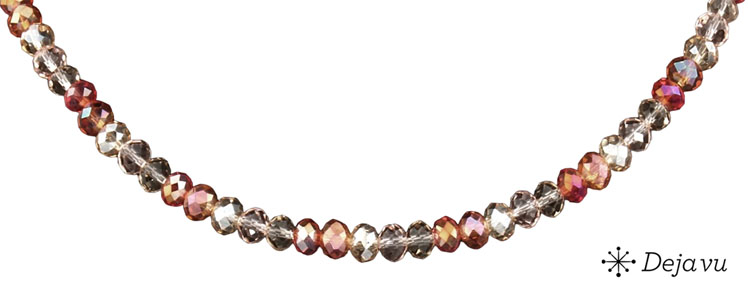 Deja vu Necklace, necklaces, red-orange, N 522-2