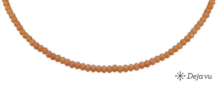 Deja vu Necklace, necklaces, red-orange, N 534-3