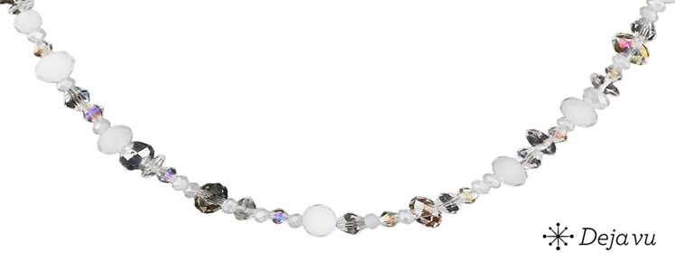 Deja vu Necklace, necklaces, black-grey-silver, N 54-2