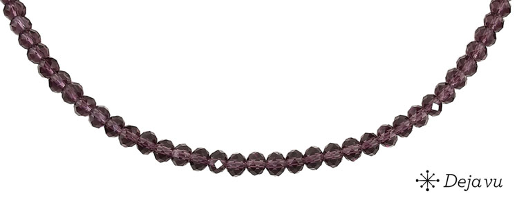 Deja vu Necklace, necklaces, purple-pink, N 556