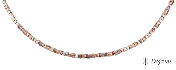 Deja vu Necklace, necklaces, purple-pink, N 564-3