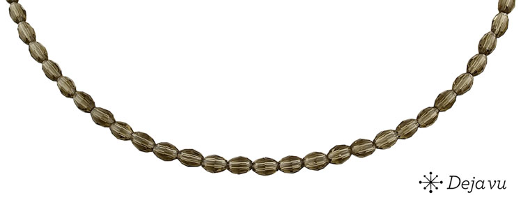 Deja vu Necklace, necklaces, black-grey-silver, N 568-1