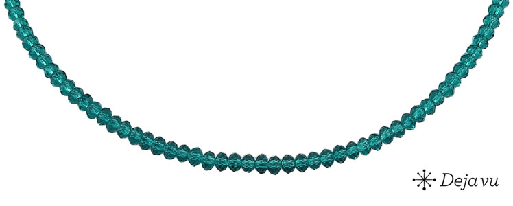 Deja vu Collier, Colliers, blau-t�rkis, N 568-2