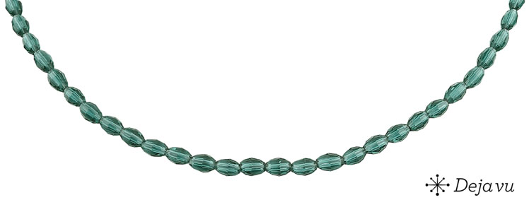 Deja vu Necklace, necklaces, green-yellow, N 574-1