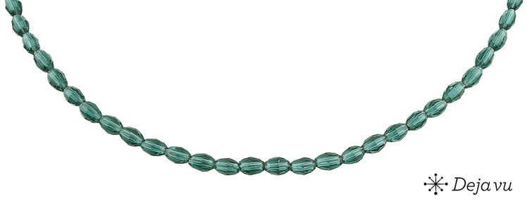Deja vu Collier, Colliers, gr�n-gelb, N 574-1