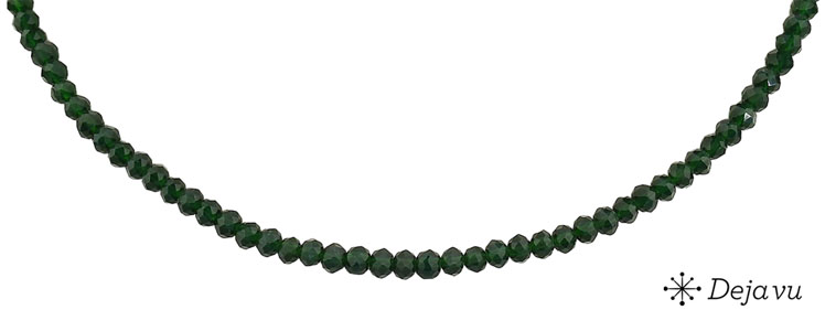Deja vu Necklace, necklaces, green-yellow, N 578-2, dark green