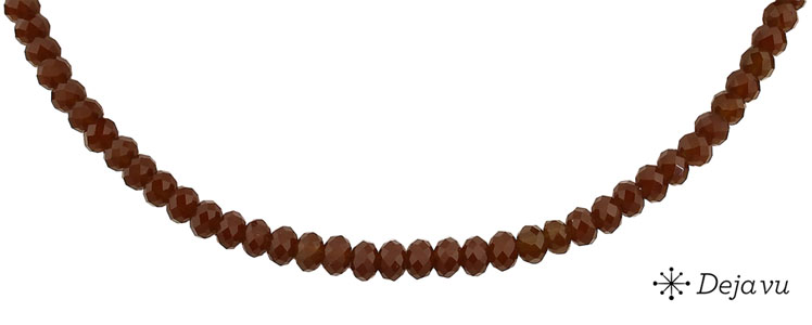 Deja vu Necklace, necklaces, brown-gold, N 586-3
