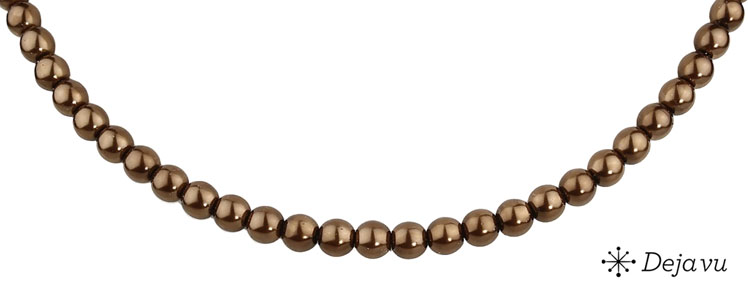 Deja vu Necklace, necklaces, brown-gold, N 592-1