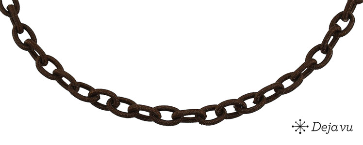 Deja vu Necklace, necklaces, brown-gold, N 604-1
