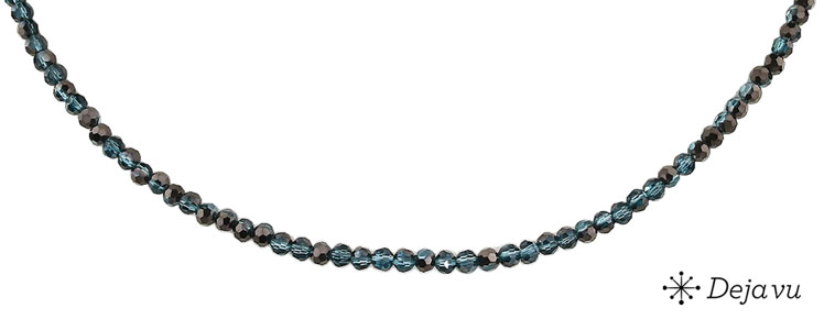 Deja vu Collier, Colliers, blau-t�rkis, N 604-2