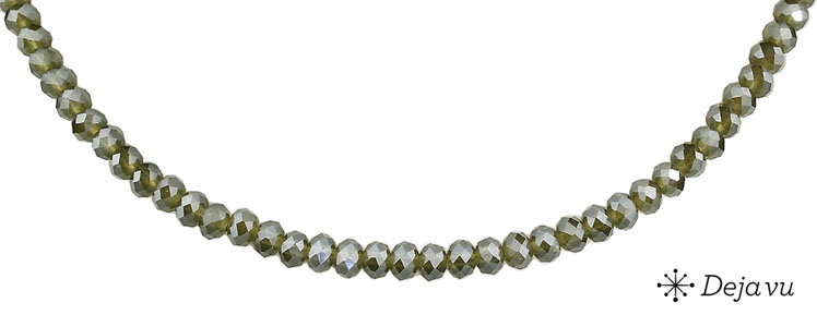 Deja vu Necklace, necklaces, green-yellow, N 614-2