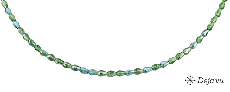 Deja vu Necklace, necklaces, green-yellow, N 614-3