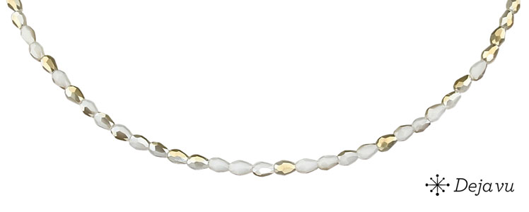 Deja vu Necklace, necklaces, black-grey-silver, N 618-1