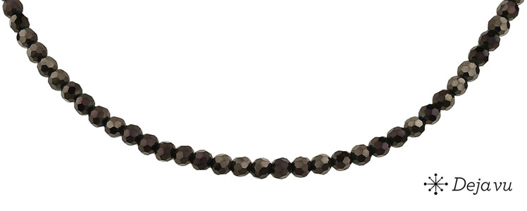 Deja vu Necklace, necklaces, black-grey-silver, N 628-1
