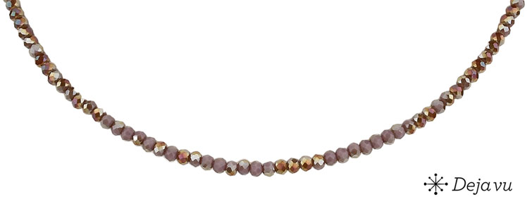 Deja vu Necklace, necklaces, purple-pink, N 644-1