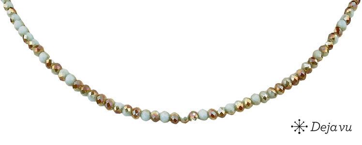 Deja vu Collier, Colliers, blau-t�rkis, N 648-2