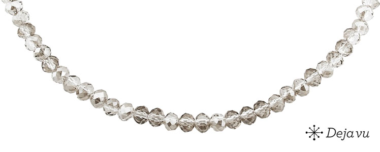 Deja vu Collier, Colliers, schwarz-grau-silber, N 64-3
