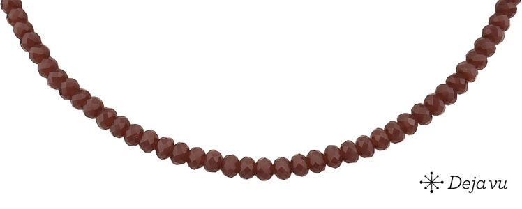 Deja vu Necklace, necklaces, red-orange, N 660-2, red violet