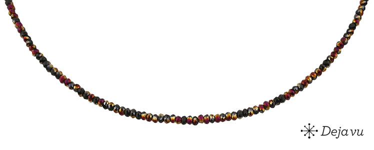 Deja vu Necklace, necklaces, purple-pink, N 664-2