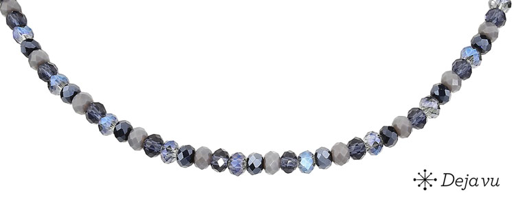 Deja vu Collier, Colliers, blau-t�rkis, N 668-4