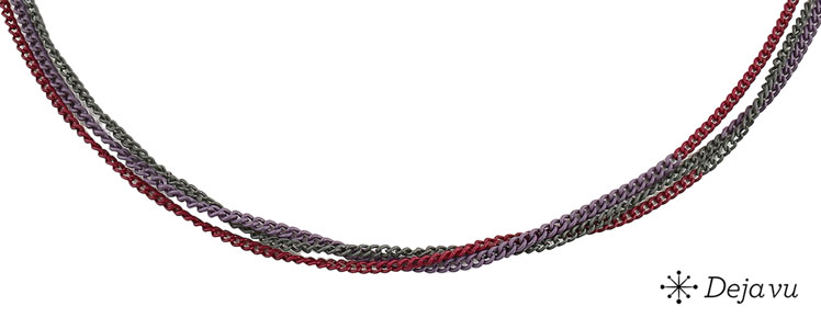 Deja vu Necklace, necklaces, purple-pink, N 686-3
