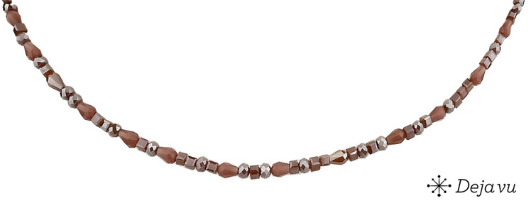 Deja vu Necklace, necklaces, purple-pink, N 706-3