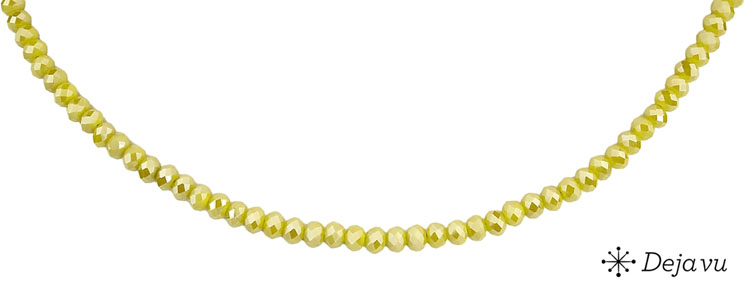 Deja vu Necklace, necklaces, green-yellow, N 732-1