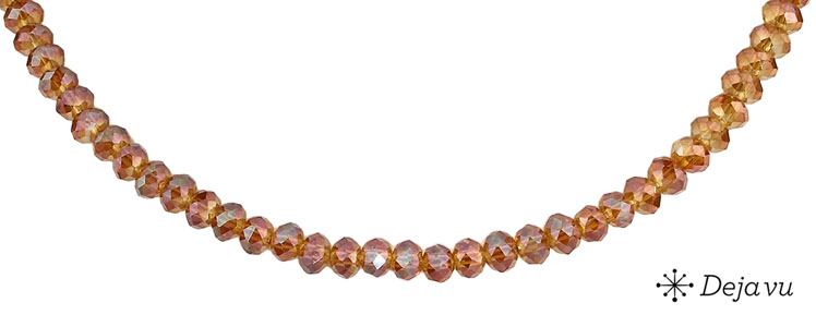 Deja vu Necklace, necklaces, red-orange, N 740