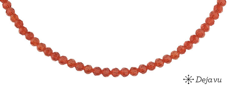 Deja vu Collier, Colliers, rot-orange, N 748