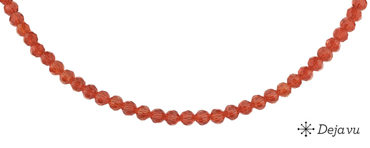 Deja vu Necklace, necklaces, red-orange, N 748