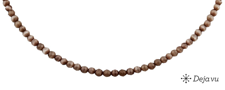 Deja vu Necklace, necklaces, brown-gold, N 76-2