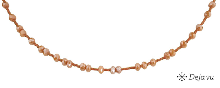 Deja vu Necklace, necklaces, red-orange, N 788