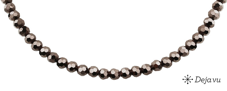 Deja vu Necklace, necklaces, black-grey-silver, N 78-3