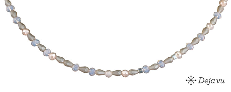 Deja vu Necklace, necklaces, black-grey-silver, N 792