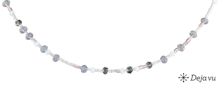 Deja vu Necklace, necklaces, black-grey-silver, N 802