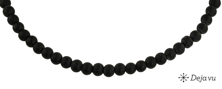 Deja vu Necklace, necklaces, black-grey-silver, N 814