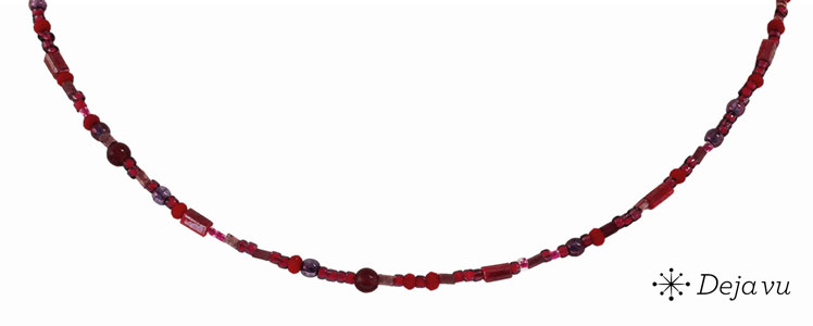 Deja vu Necklace, necklaces, purple-pink, N 830