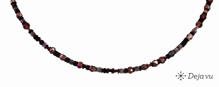 Deja vu Necklace, necklaces, purple-pink, N 836